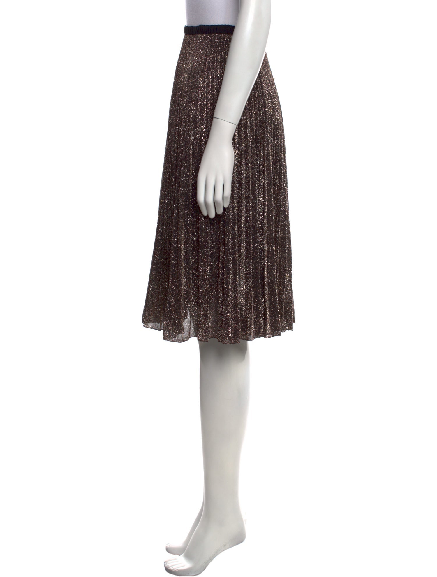 Loyd/Ford Pleated Accents Knee-Length Skirt