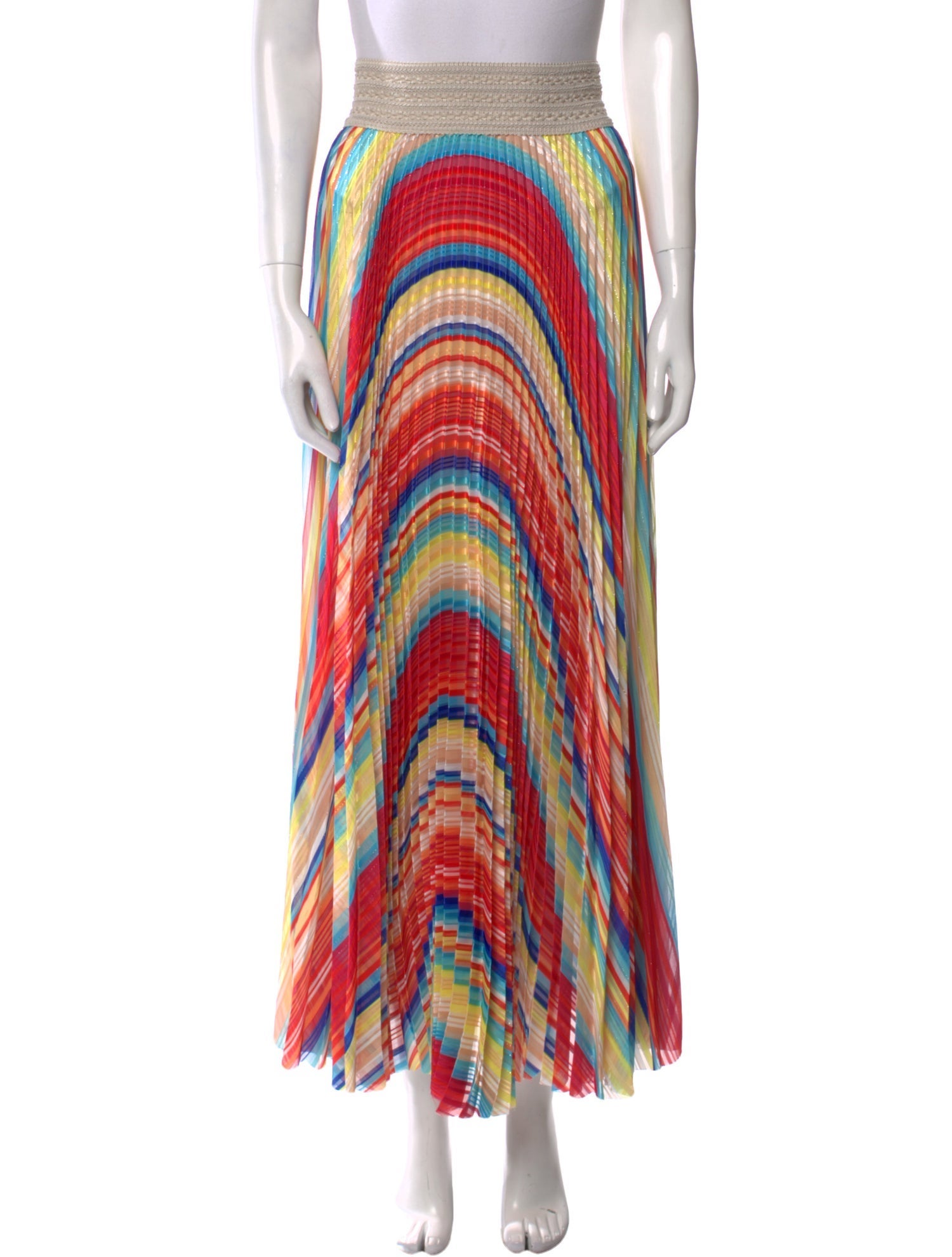 Loyd/Ford Striped Midi Length Skirt w/ Tags