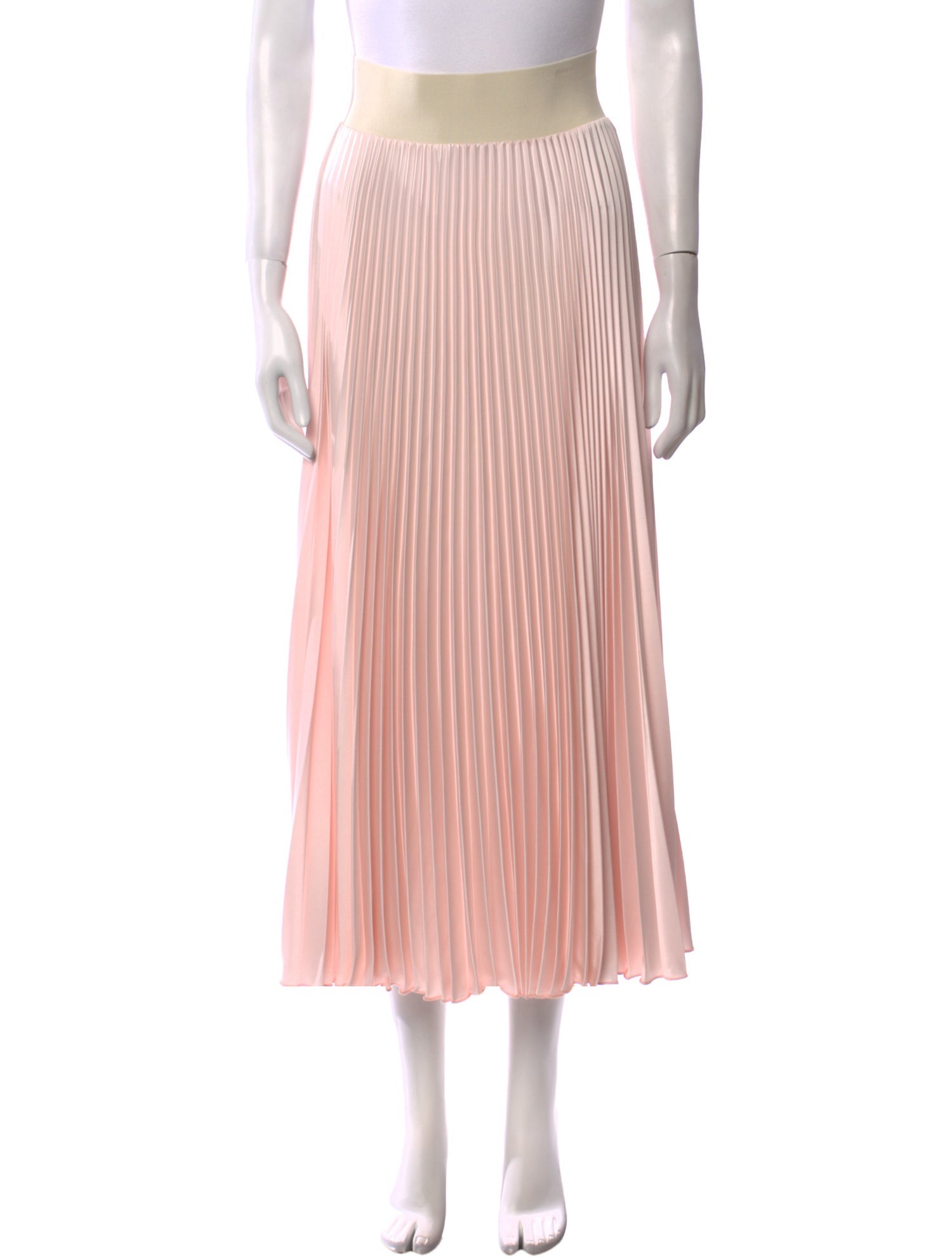 Loyd/Ford Pleated Accents Midi Length Skirt