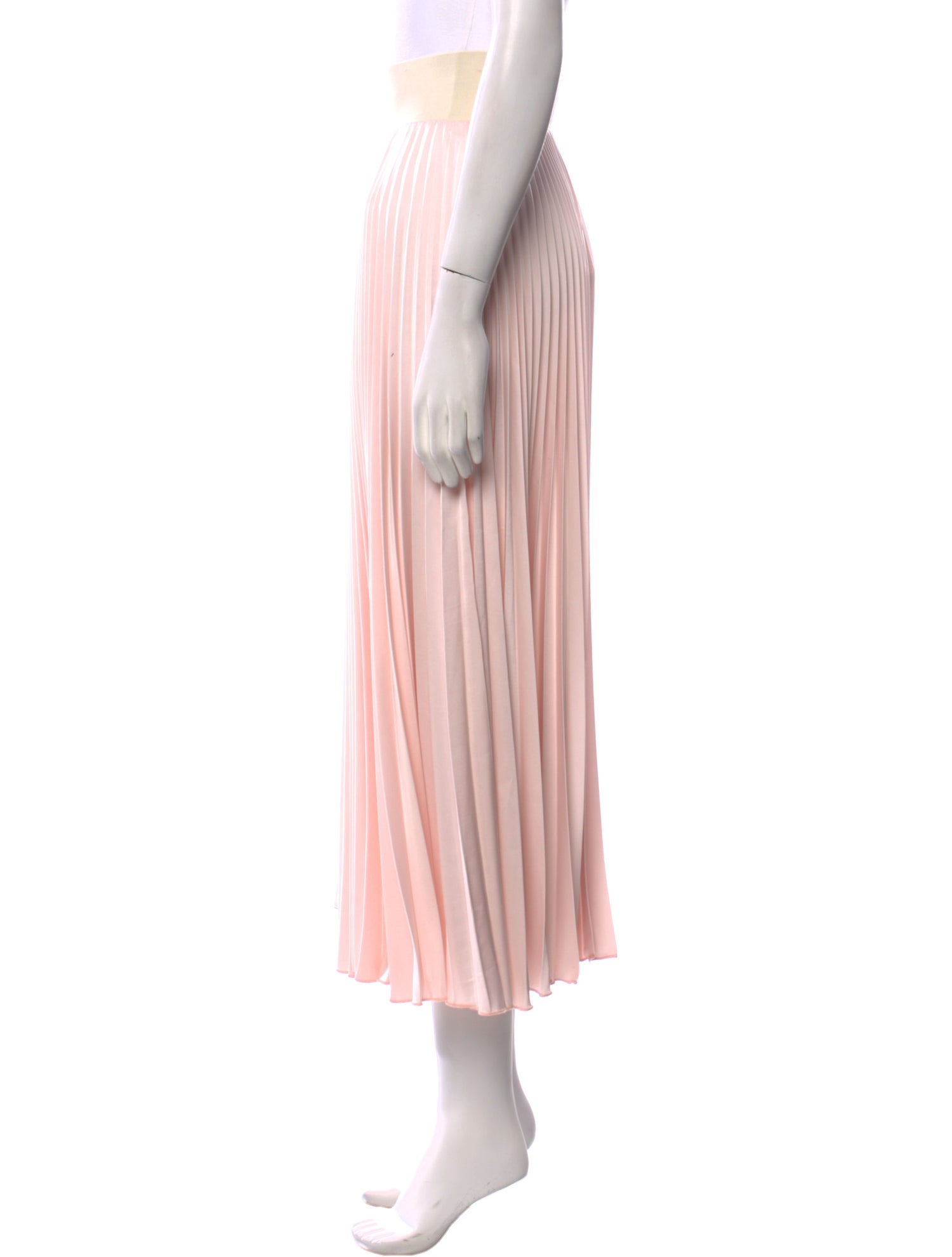 Loyd/Ford Pleated Accents Midi Length Skirt