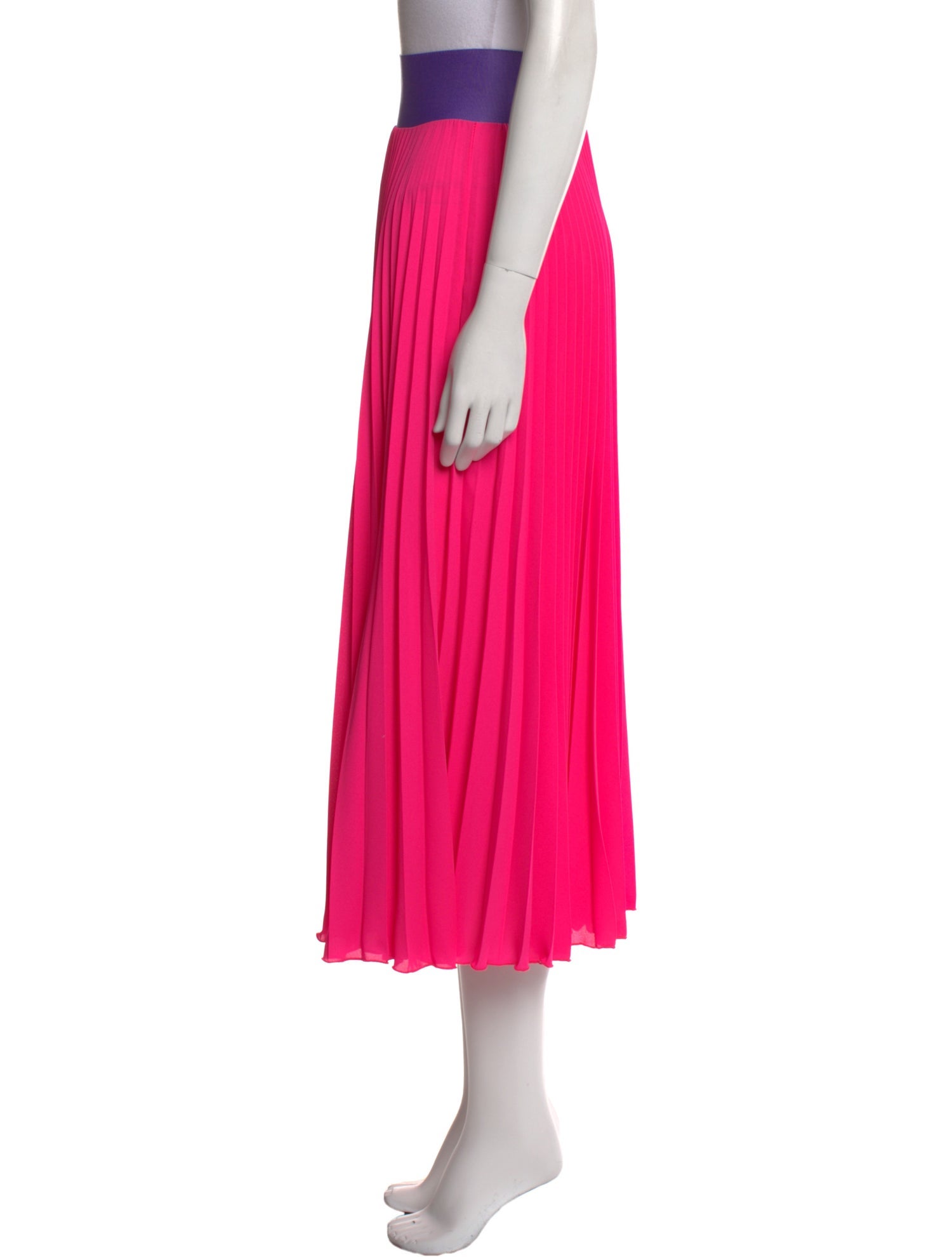 Loyd/Ford Colorblock Pattern Midi Length Skirt