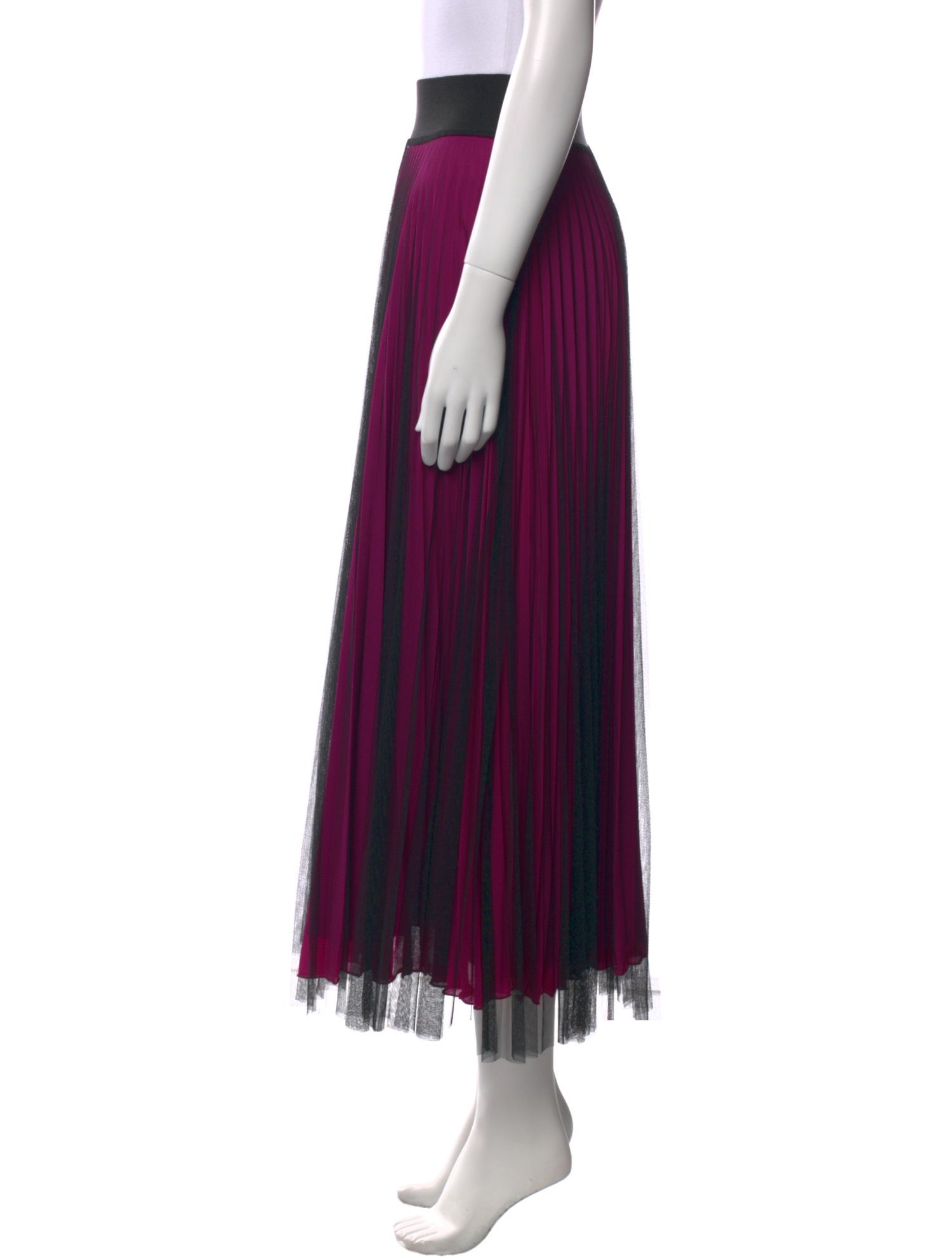 Loyd/Ford Colorblock Pattern Midi Length Skirt