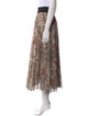Loyd/Ford Floral Print Midi Length Skirt
