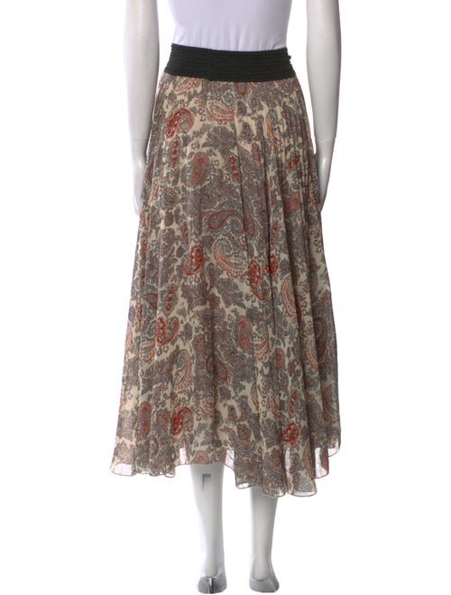 Loyd/Ford Floral Print Midi Length Skirt