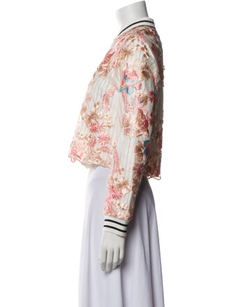 Loyd/Ford Floral Print Evening Jacket
