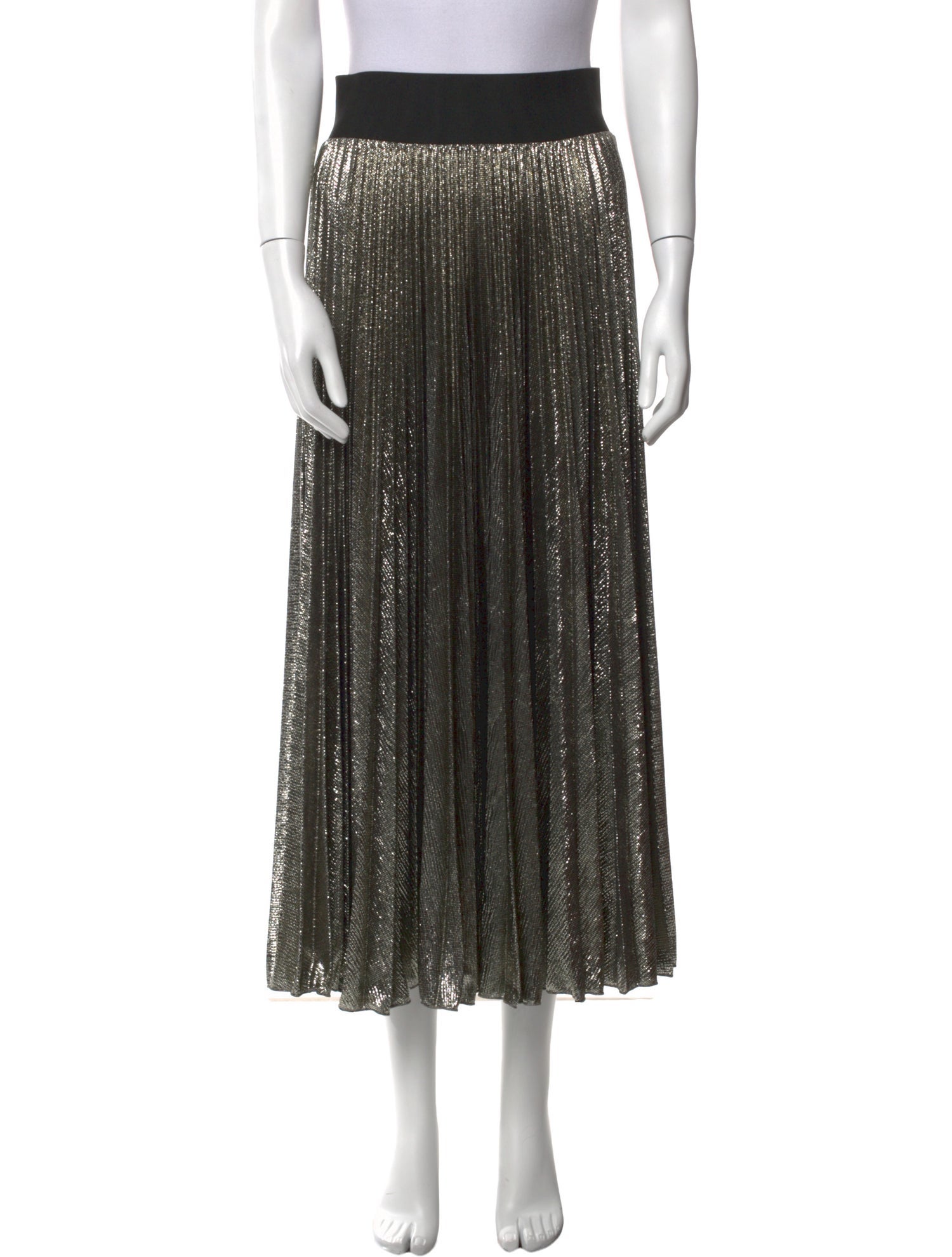 Loyd/Ford Pleated Accents Midi Length Skirt w/ Tags