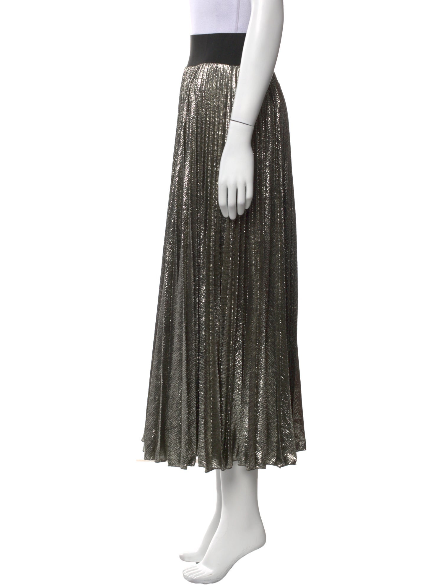 Loyd/Ford Pleated Accents Midi Length Skirt w/ Tags