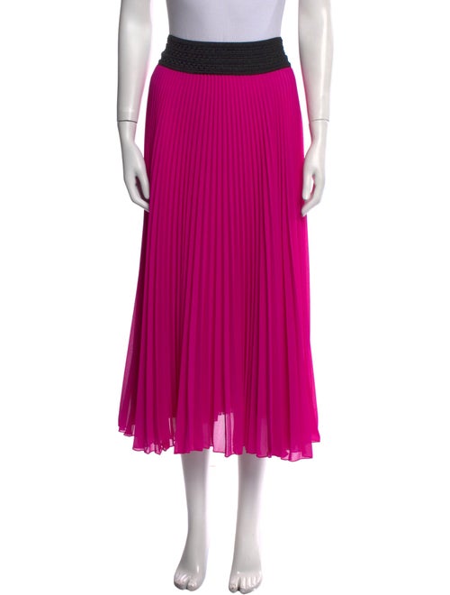 Loyd/Ford Pleated Accents Midi Length Skirt