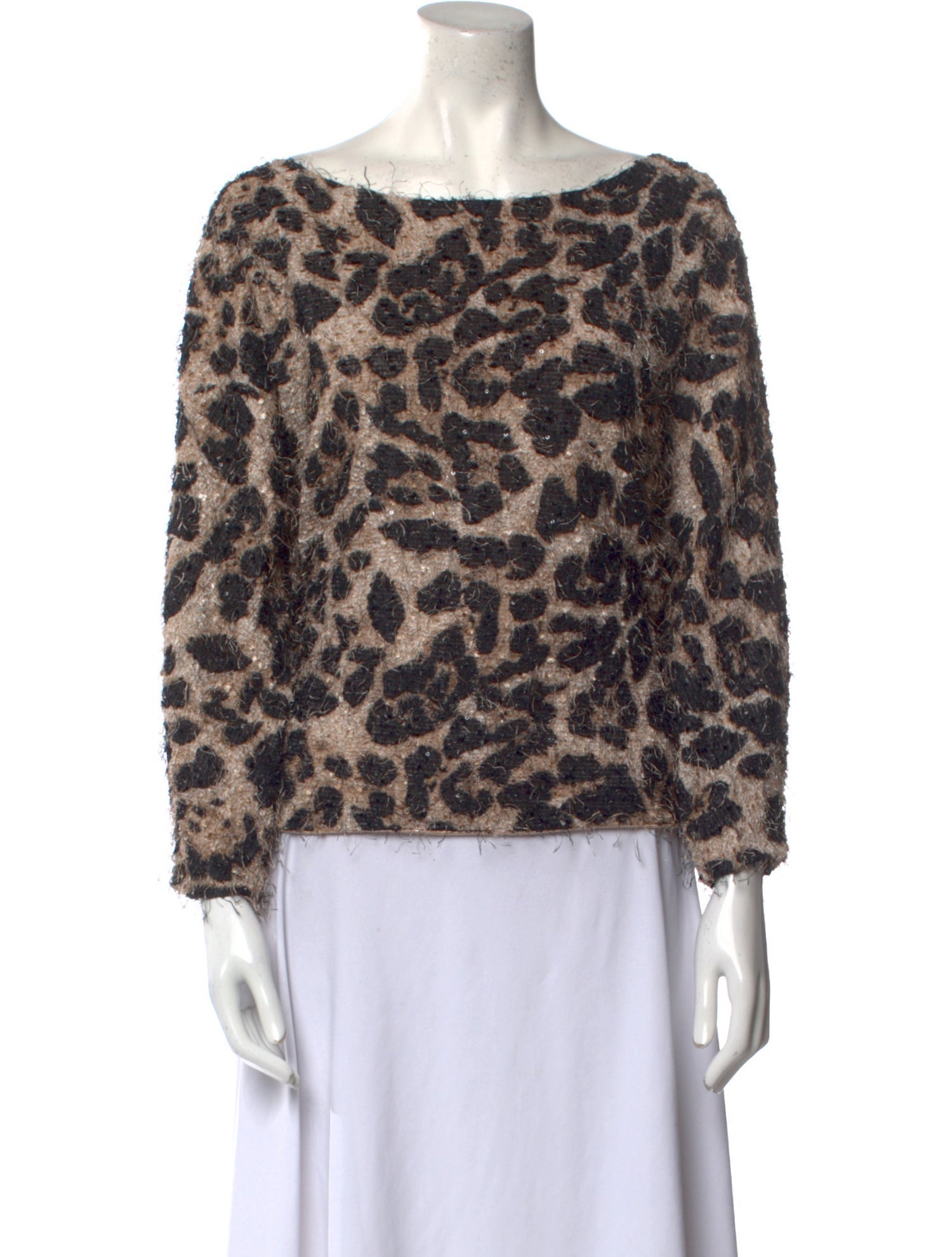 Loyd/Ford Silk Animal Print Blouse