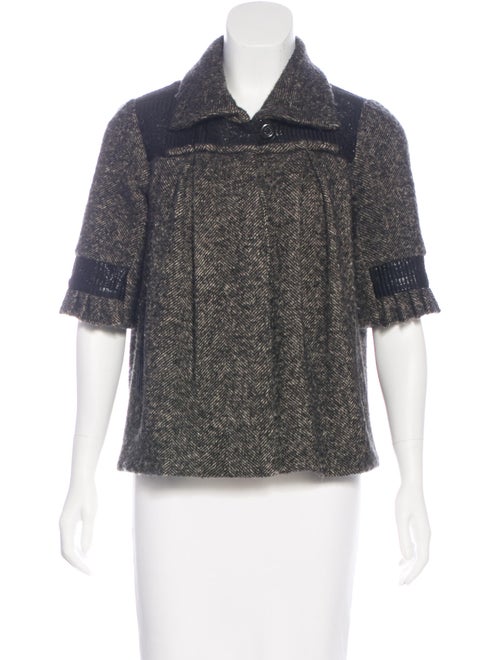Mayle Wool-Blend Tweed Jacket Beige