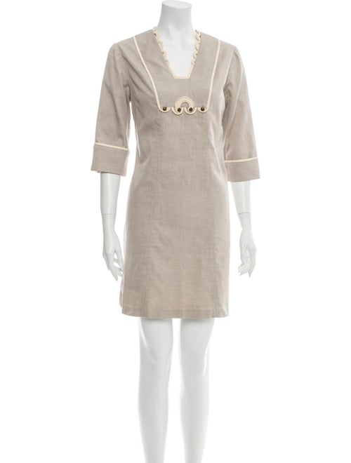 Mayle V-Neck Mini Dress