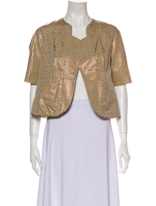 Mayle Printed Bolero Gold