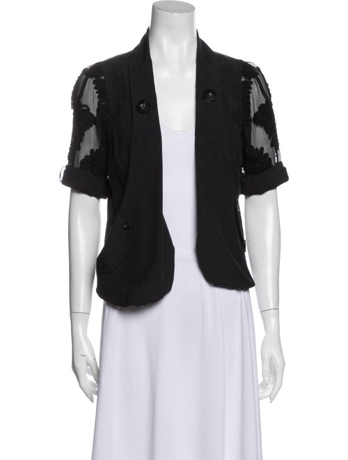 Mayle Silk Evening Jacket Black