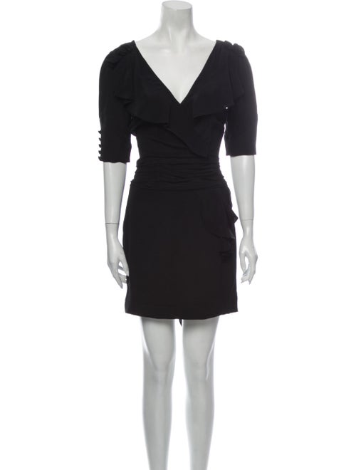 Mayle Silk Mini Dress Black