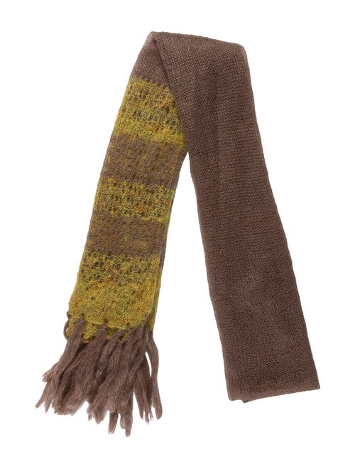 Mayle Wool Blend Scarf chartreuse