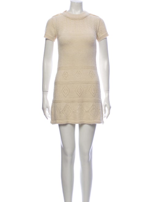 Mayle Mock Neck Mini Dress