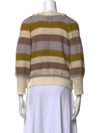 Mayle Striped Open Front Sweater