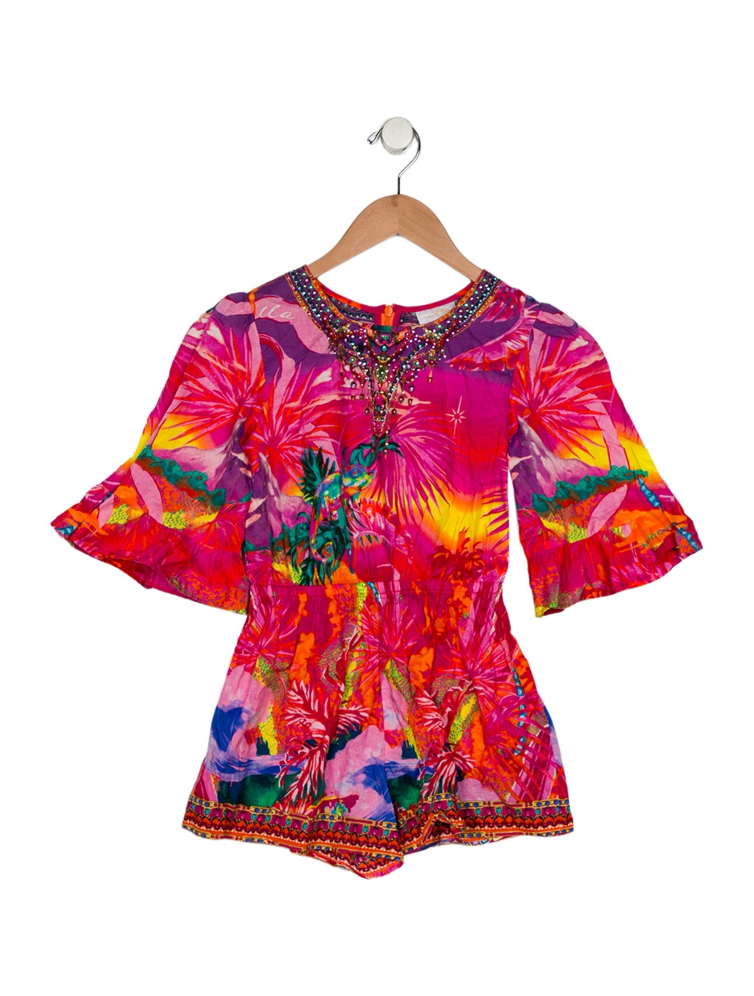 Milla By Camilla Kids Girls Patterned Romper