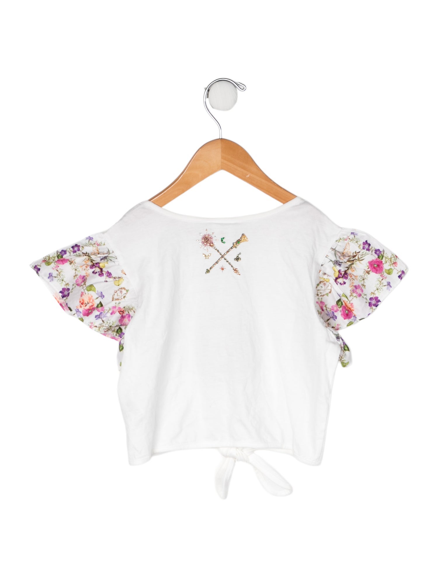 Milla By Camilla Cotton Crystal Accent Graphic Print Shirt