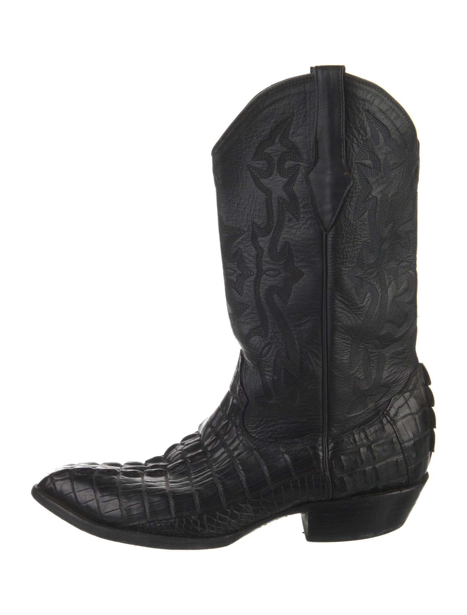 Max Leather Leather Western Boots
