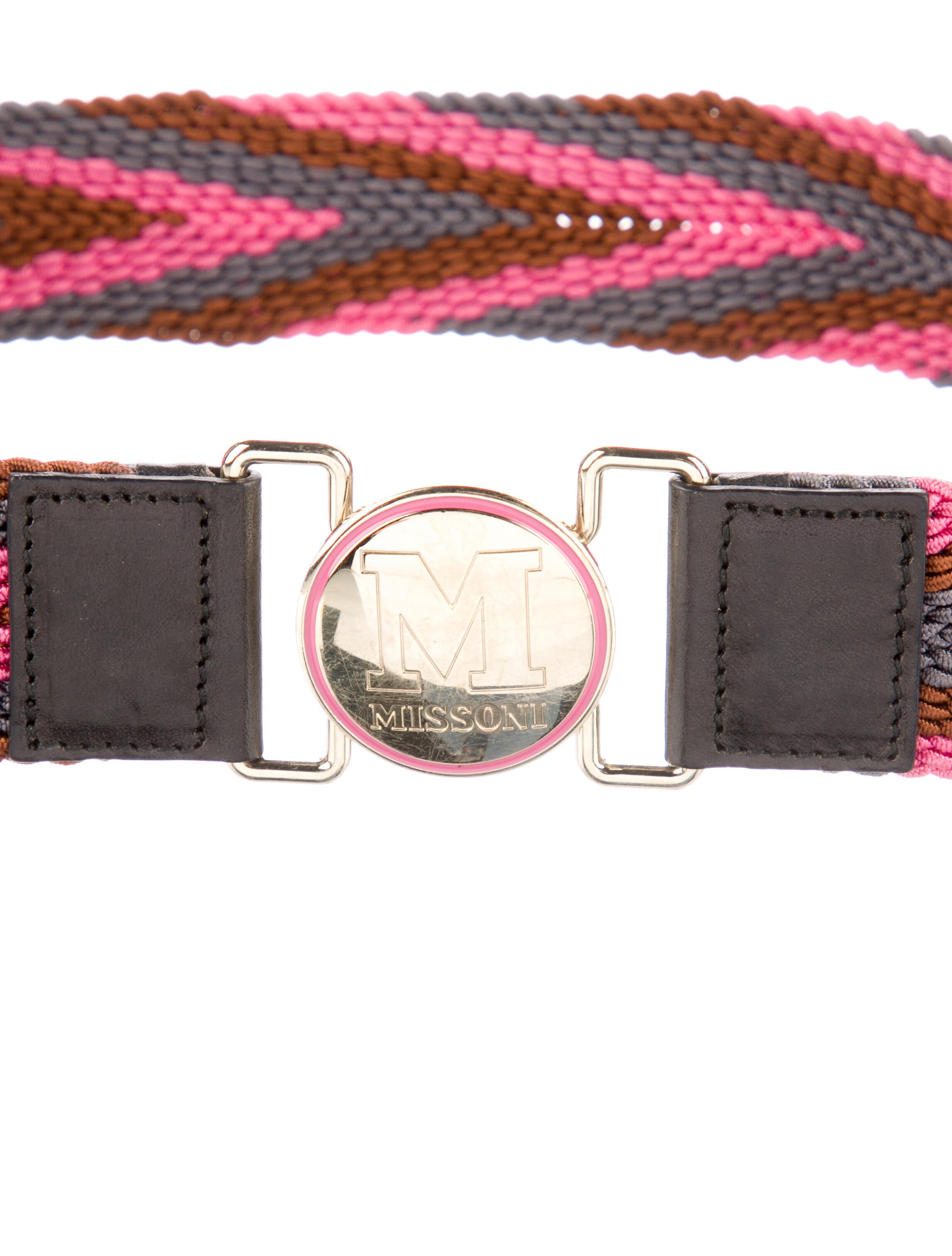 M Missoni Waist Belt - Pink Belts, Accessories - WM4101536 