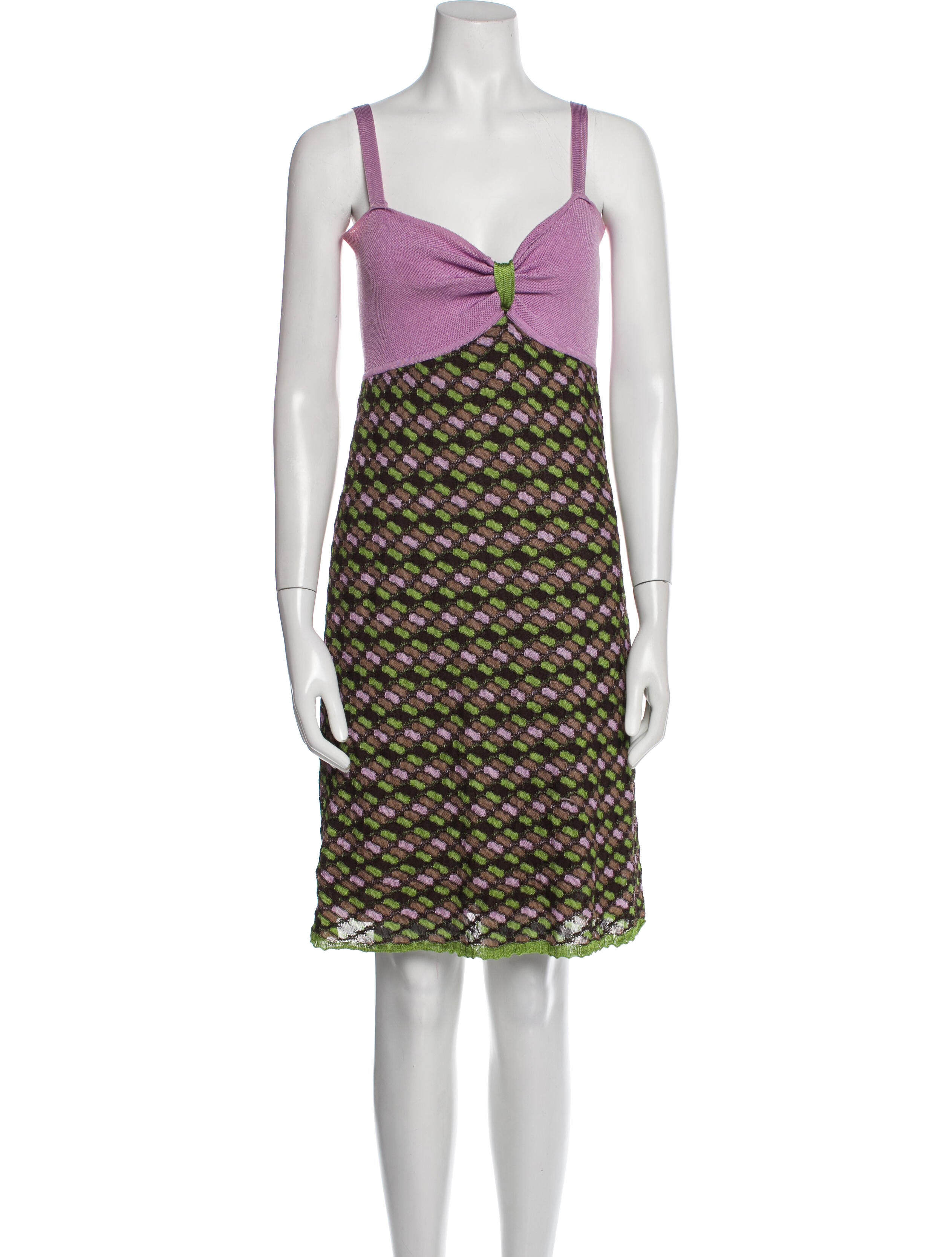 M Missoni Printed Mini Dress