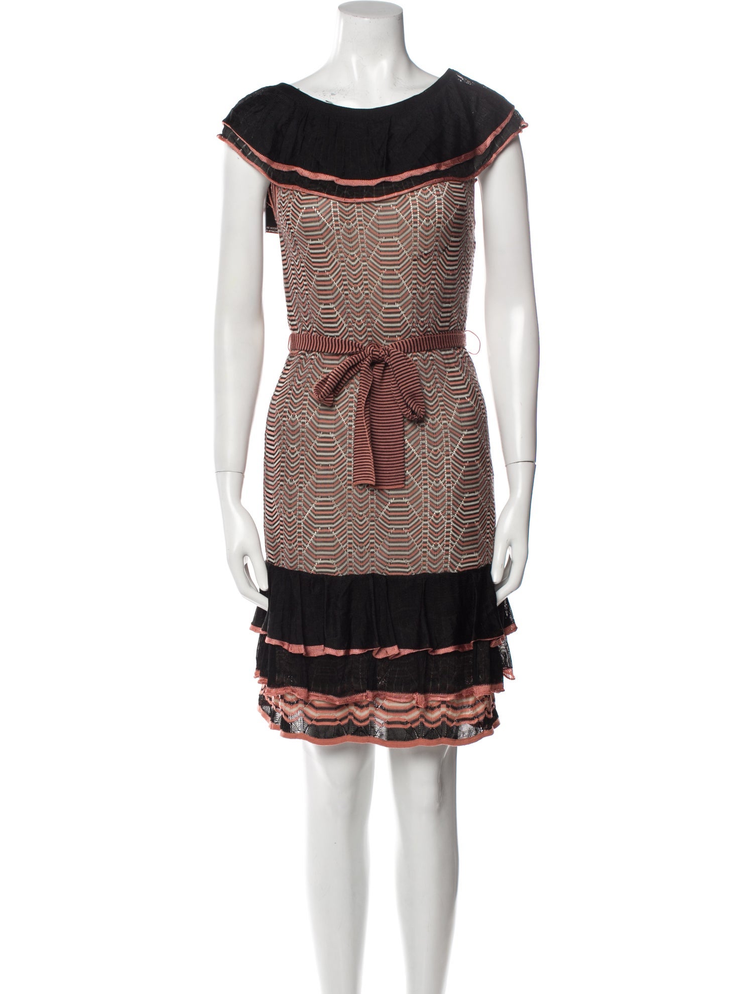 M Missoni Printed Knee-Length Dress