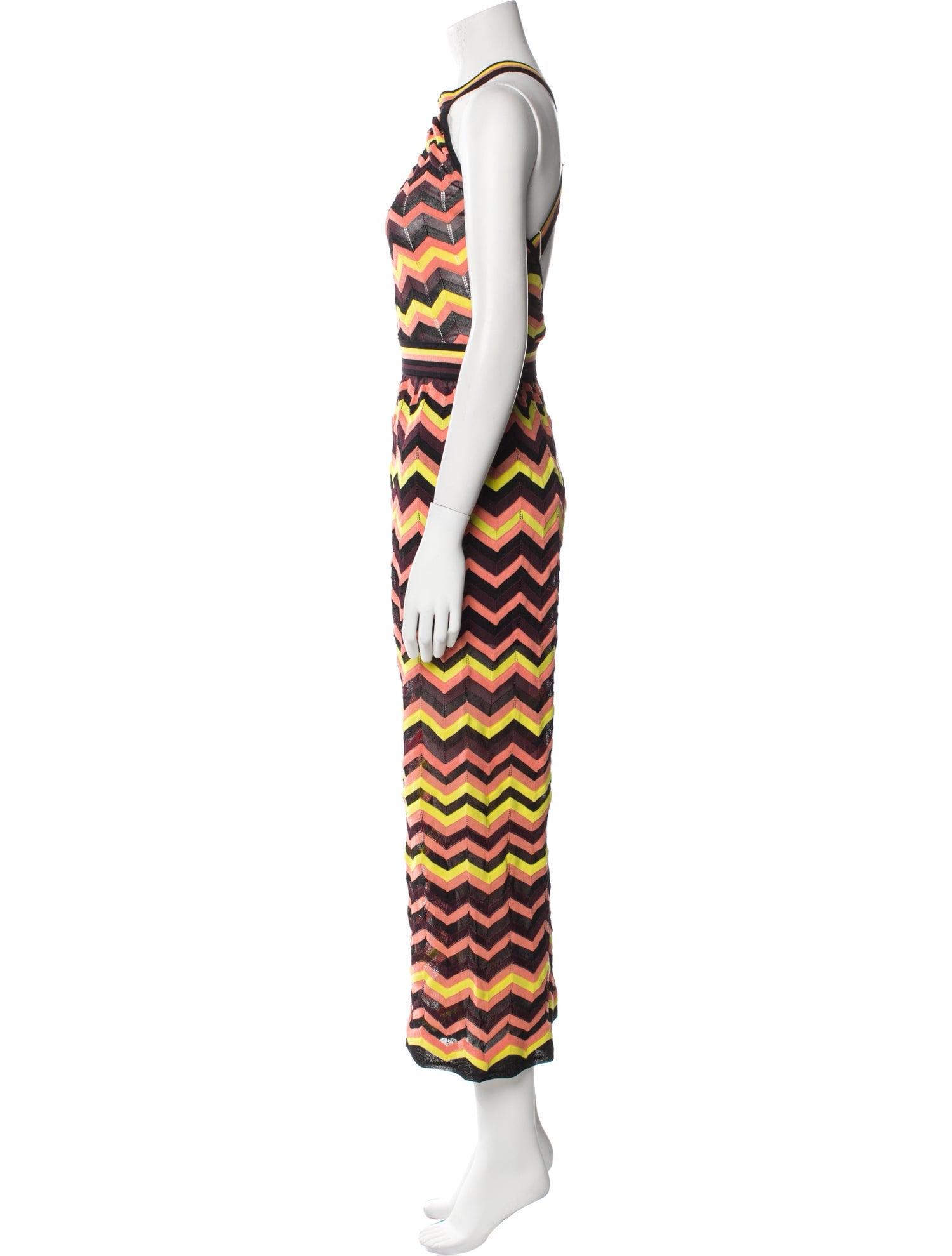 M Missoni Striped Mock Neck Jumpsuit w/ Tags