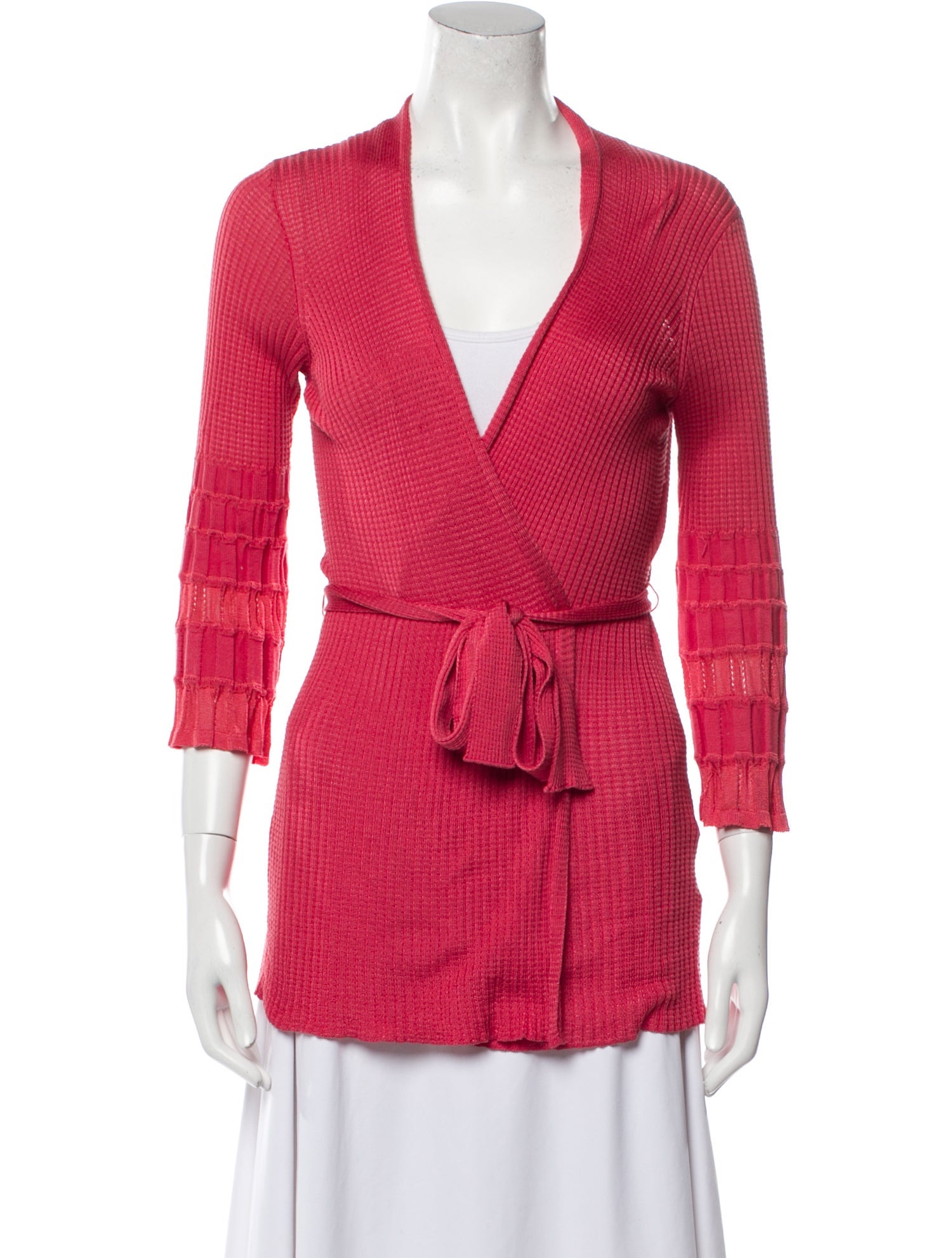 M Missoni Plunge Neckline Sweater