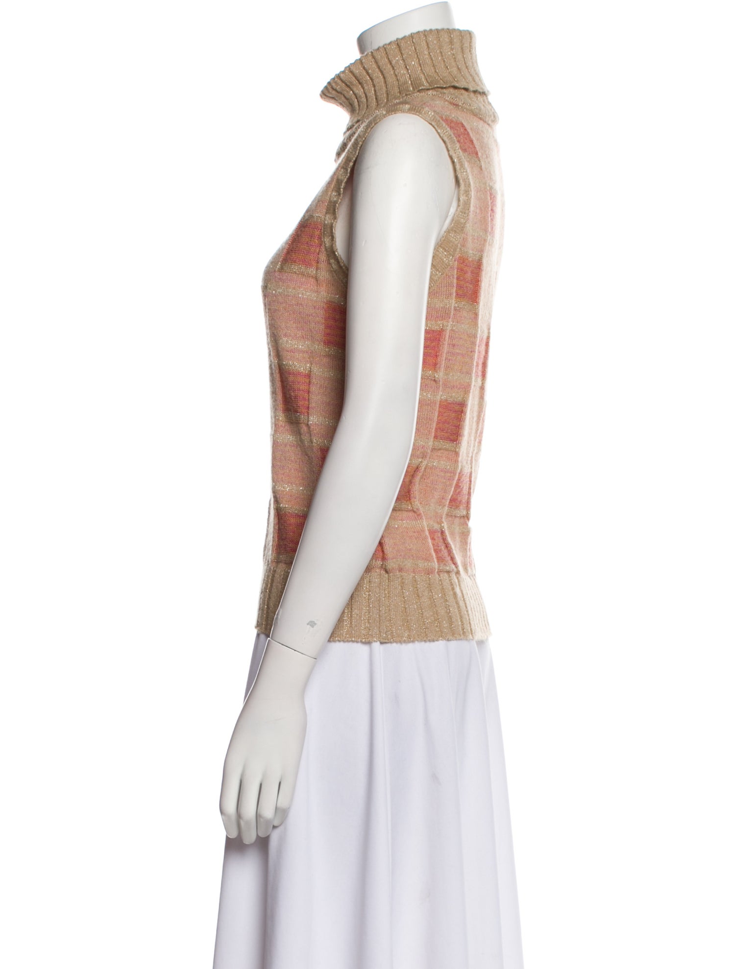 M Missoni Printed Turtleneck Sweater