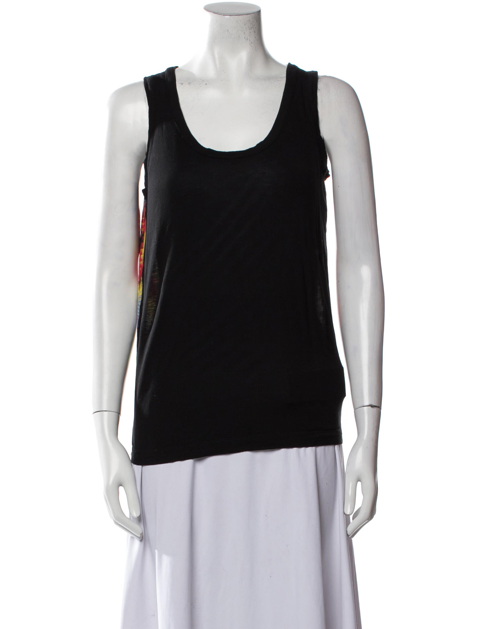 M Missoni Scoop Neck Sleeveless Top