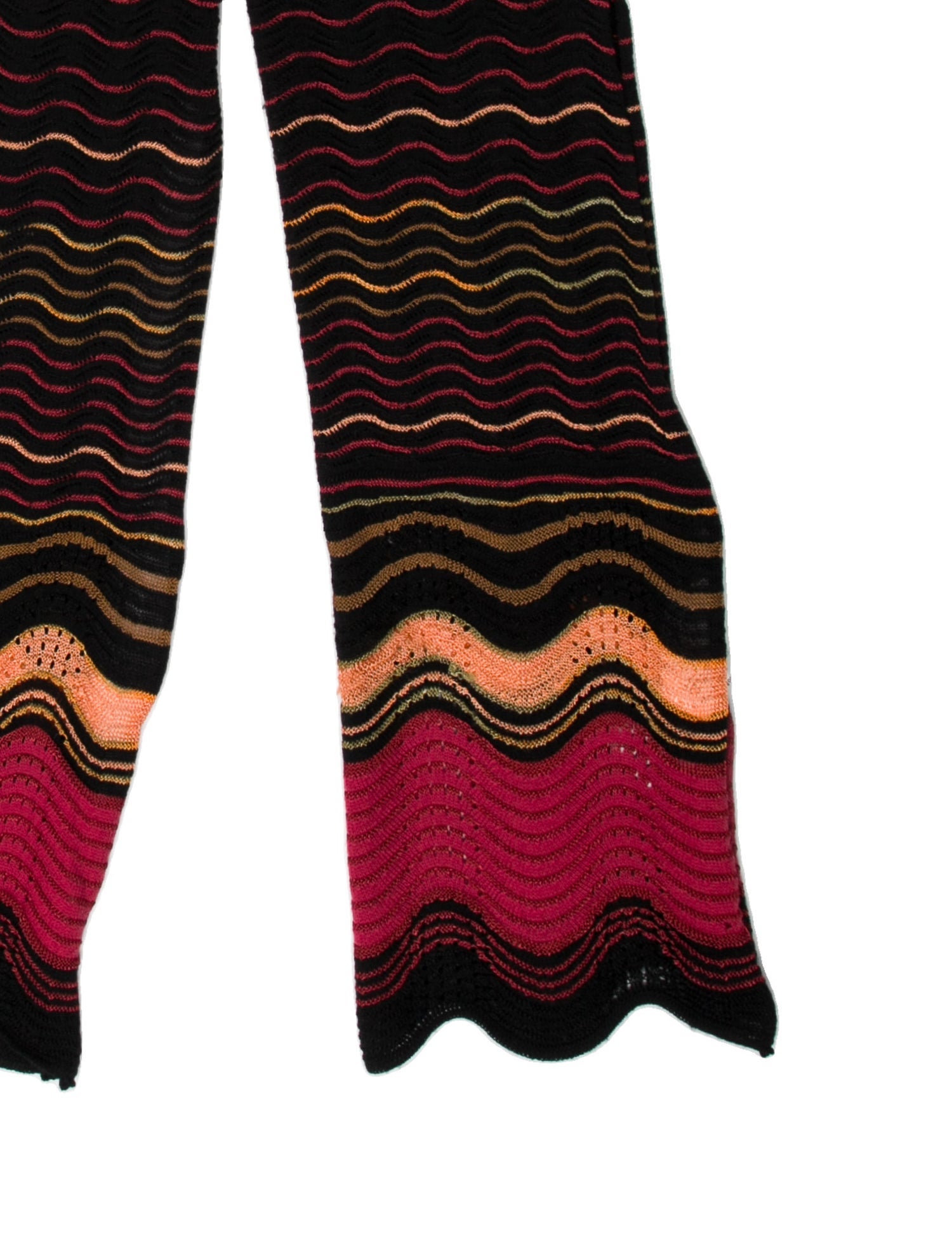 M Missoni Silk Striped Scarf
