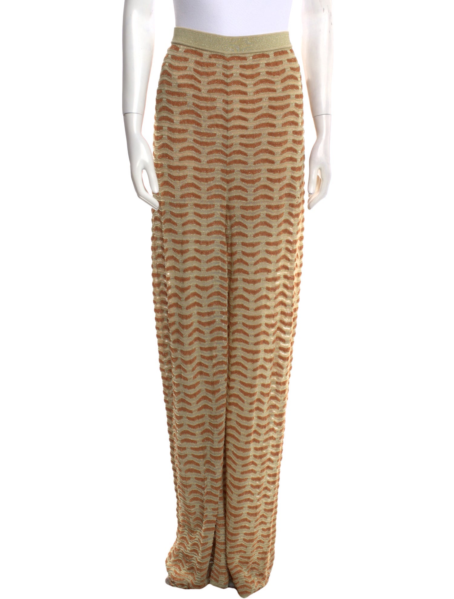 M Missoni Printed Wide Leg Pants