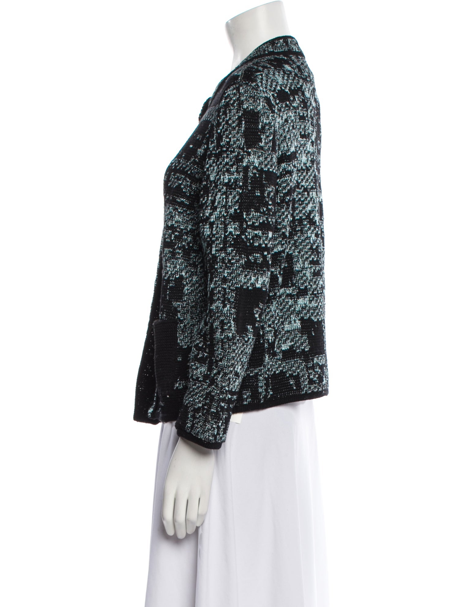 M Missoni Printed Crew Neck Sweater