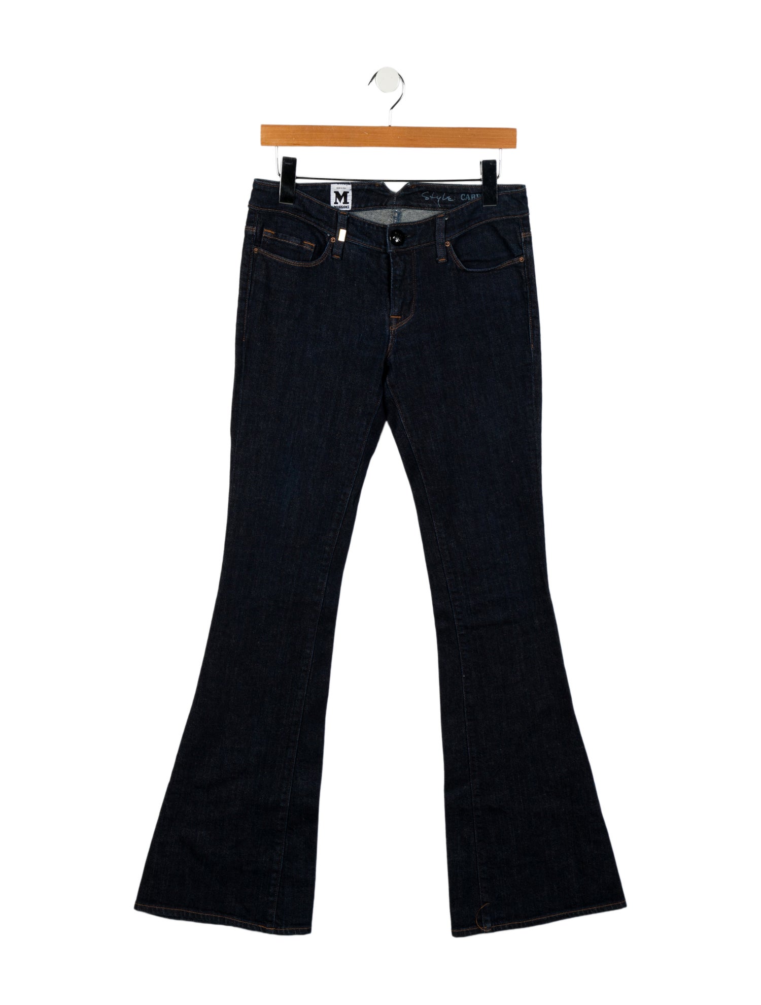 M Missoni High-Rise Wide Leg Jeans