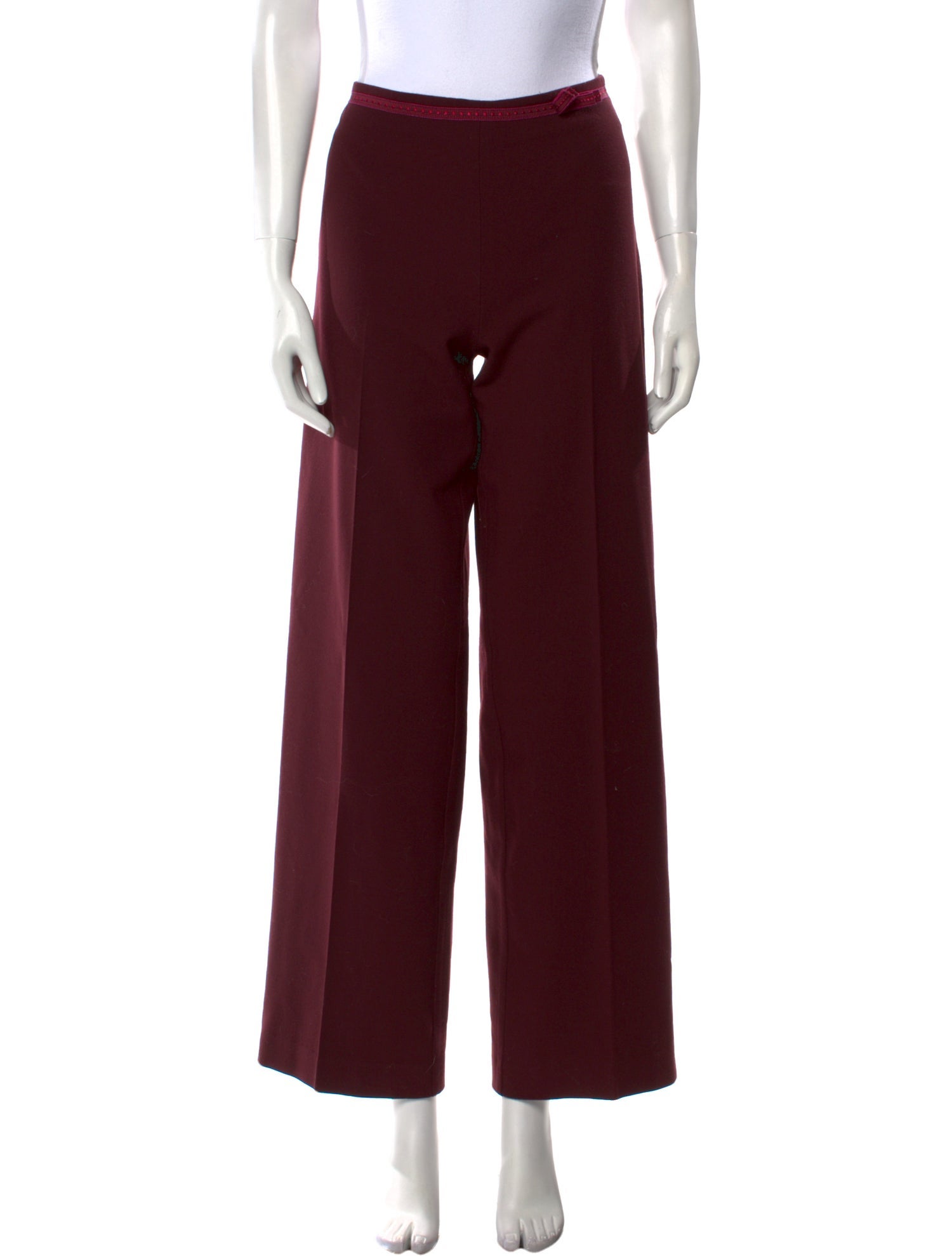 M Missoni Virgin Wool Wide Leg Pants