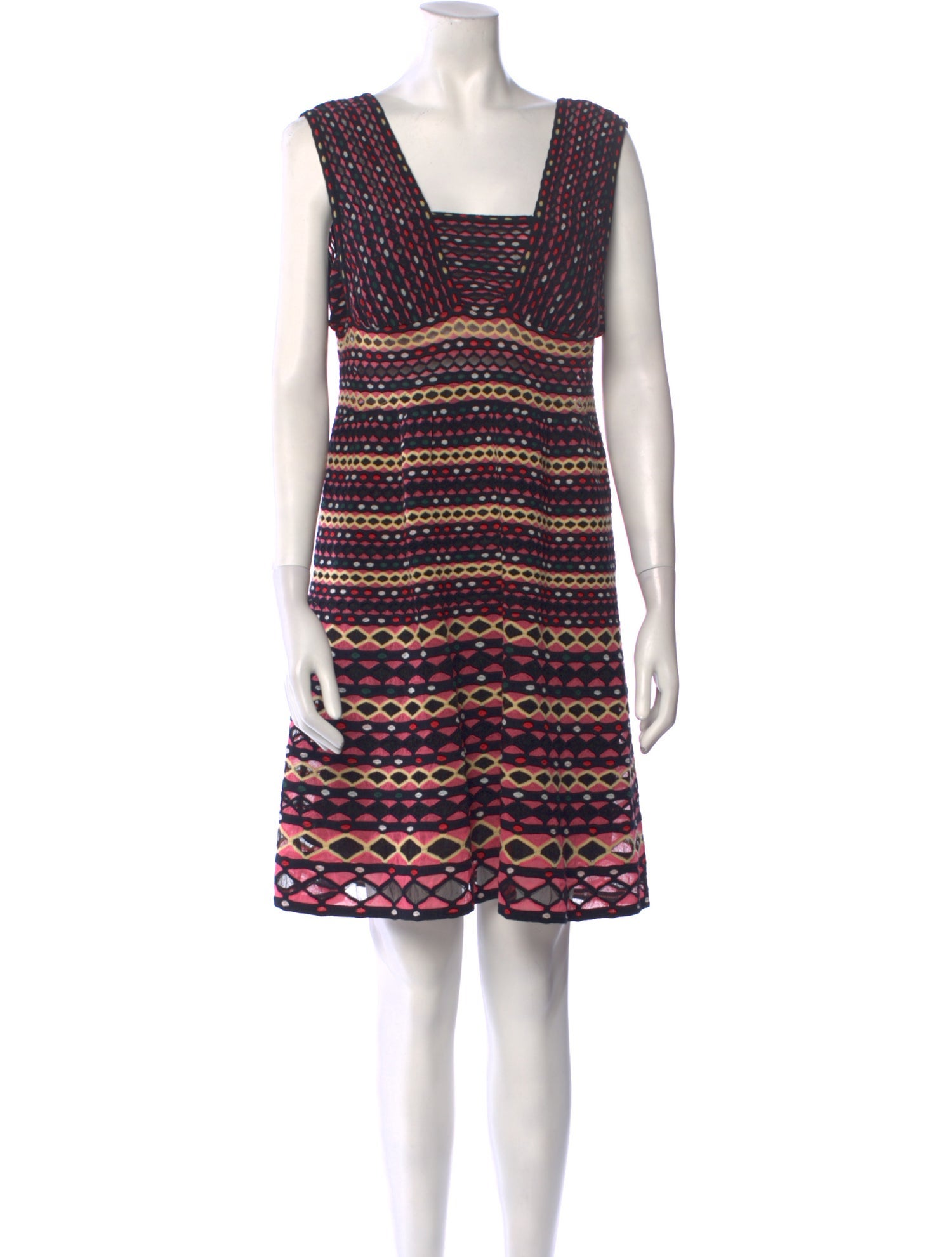 M Missoni Striped Mini Dress