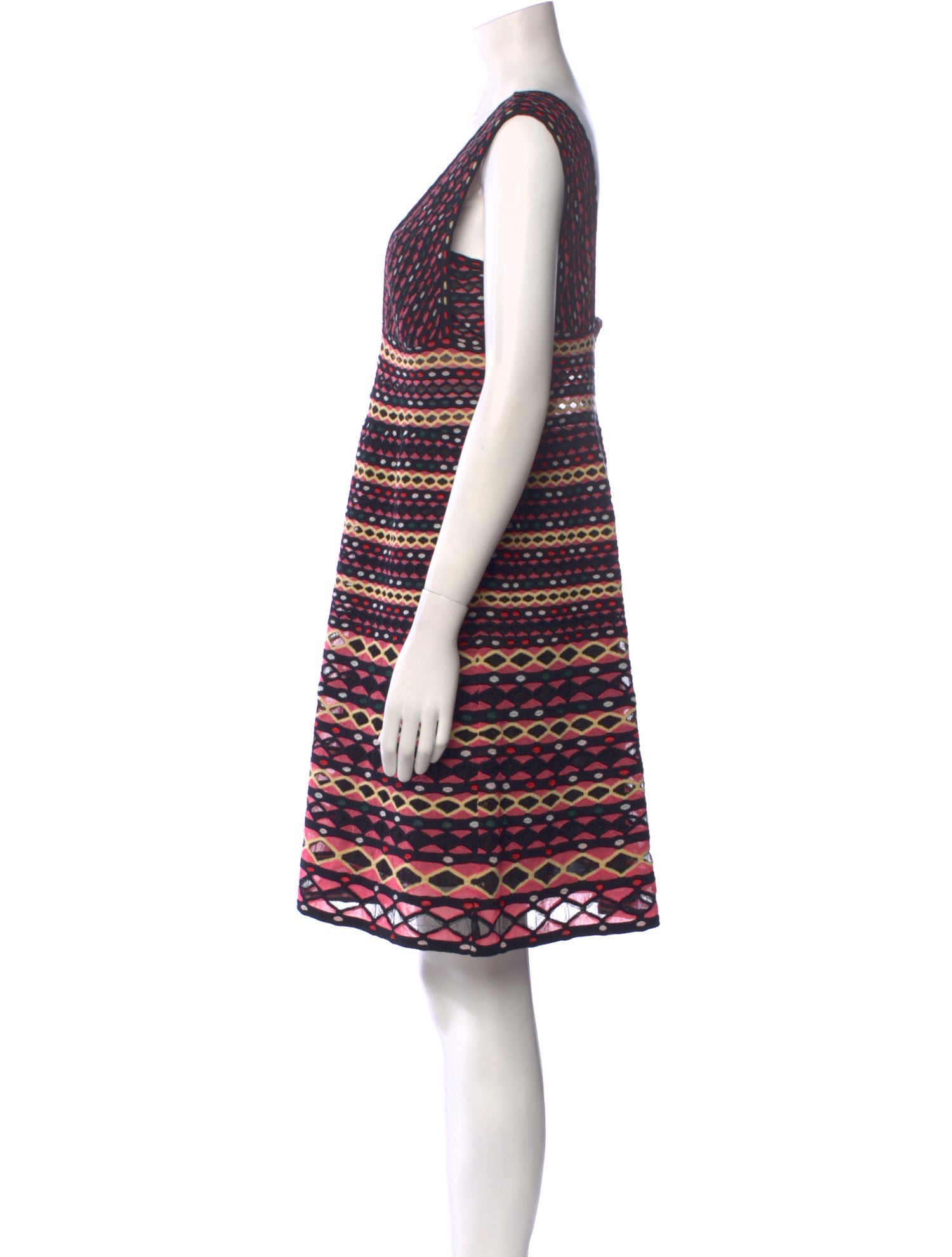 M Missoni Striped Mini Dress