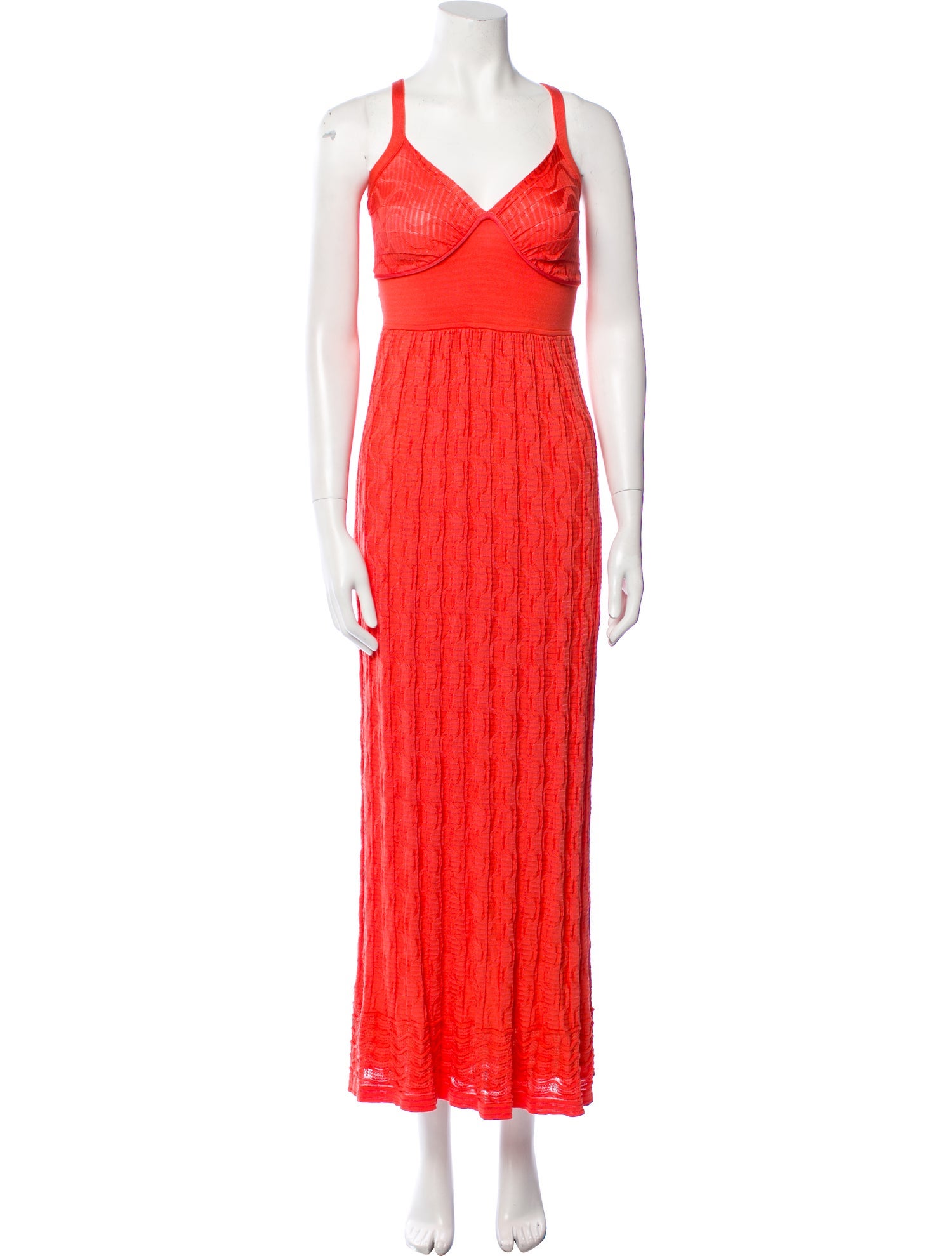 M Missoni V-Neck Long Dress