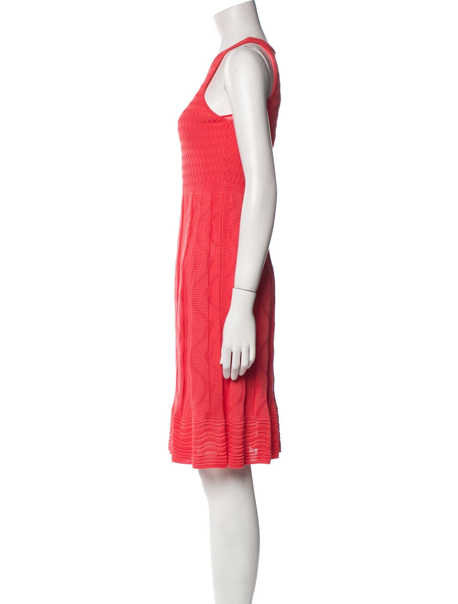 M Missoni Scoop Neck Knee-Length Dress