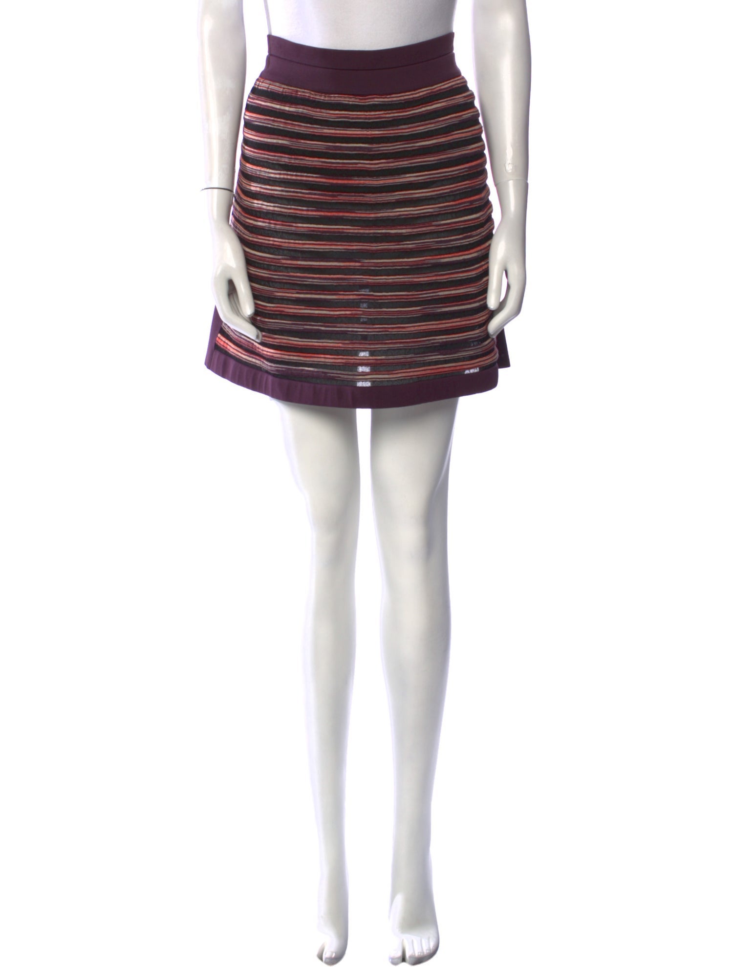 M Missoni Striped Mini Skirt