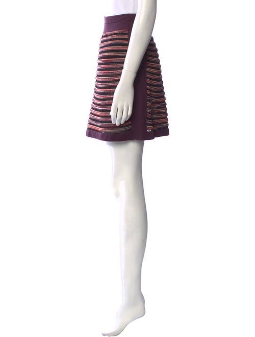 M Missoni Striped Mini Skirt