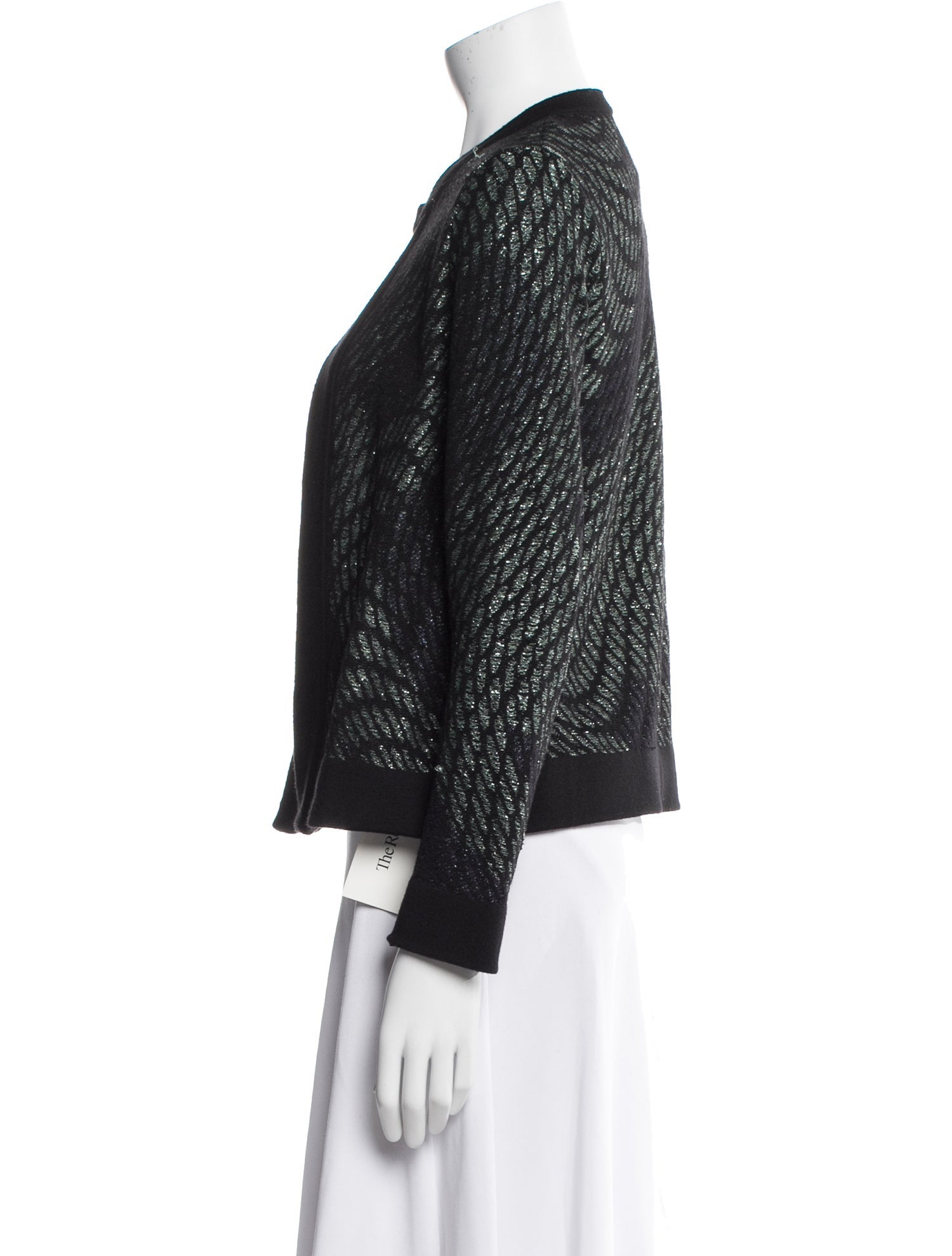 M Missoni Printed Crew Neck Sweater