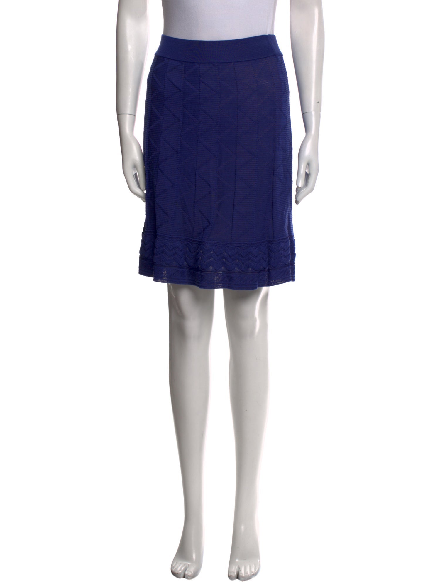 M Missoni Wool Knee-Length Skirt