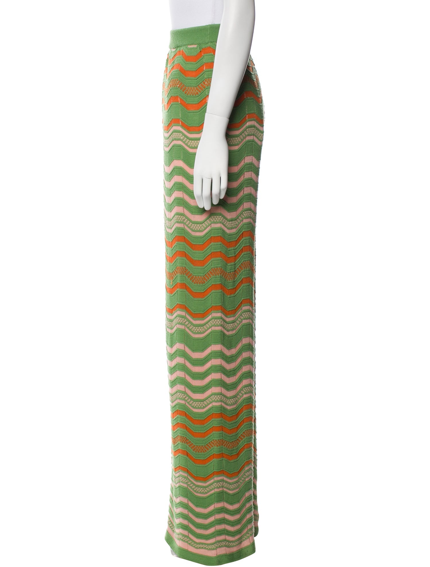 M Missoni Wool Wide Leg Pants