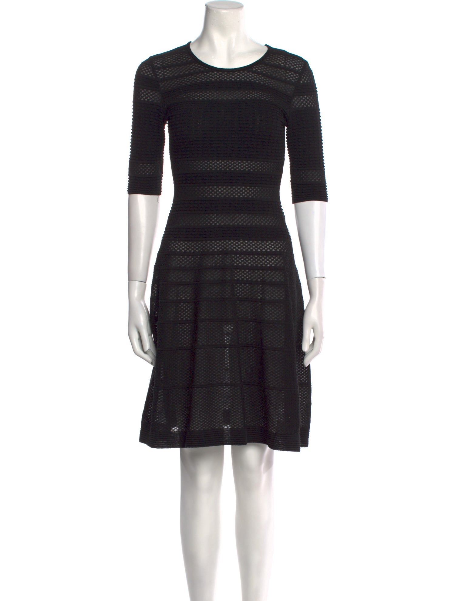 M Missoni Crew Neck Knee-Length Dress