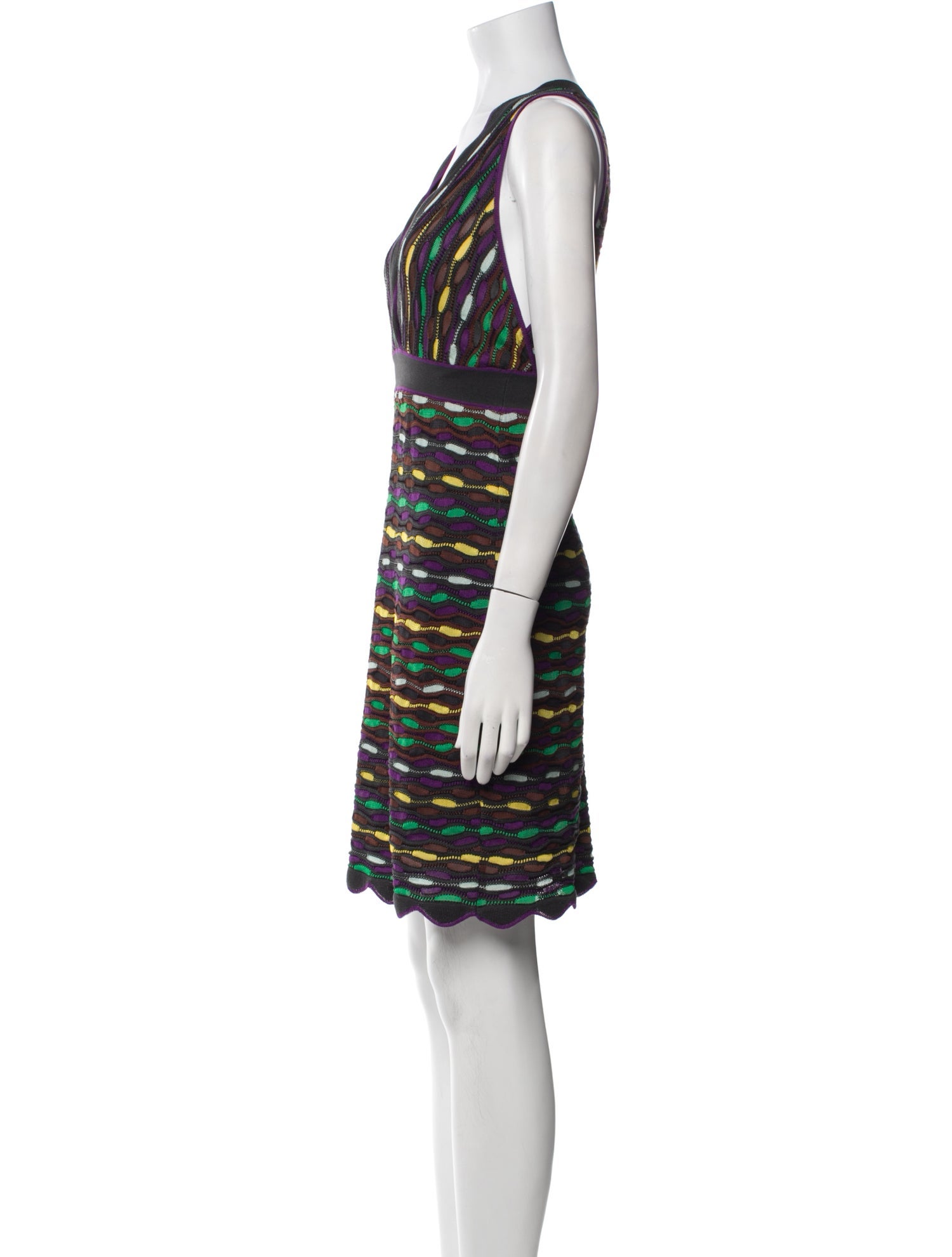 M Missoni Striped Mini Dress