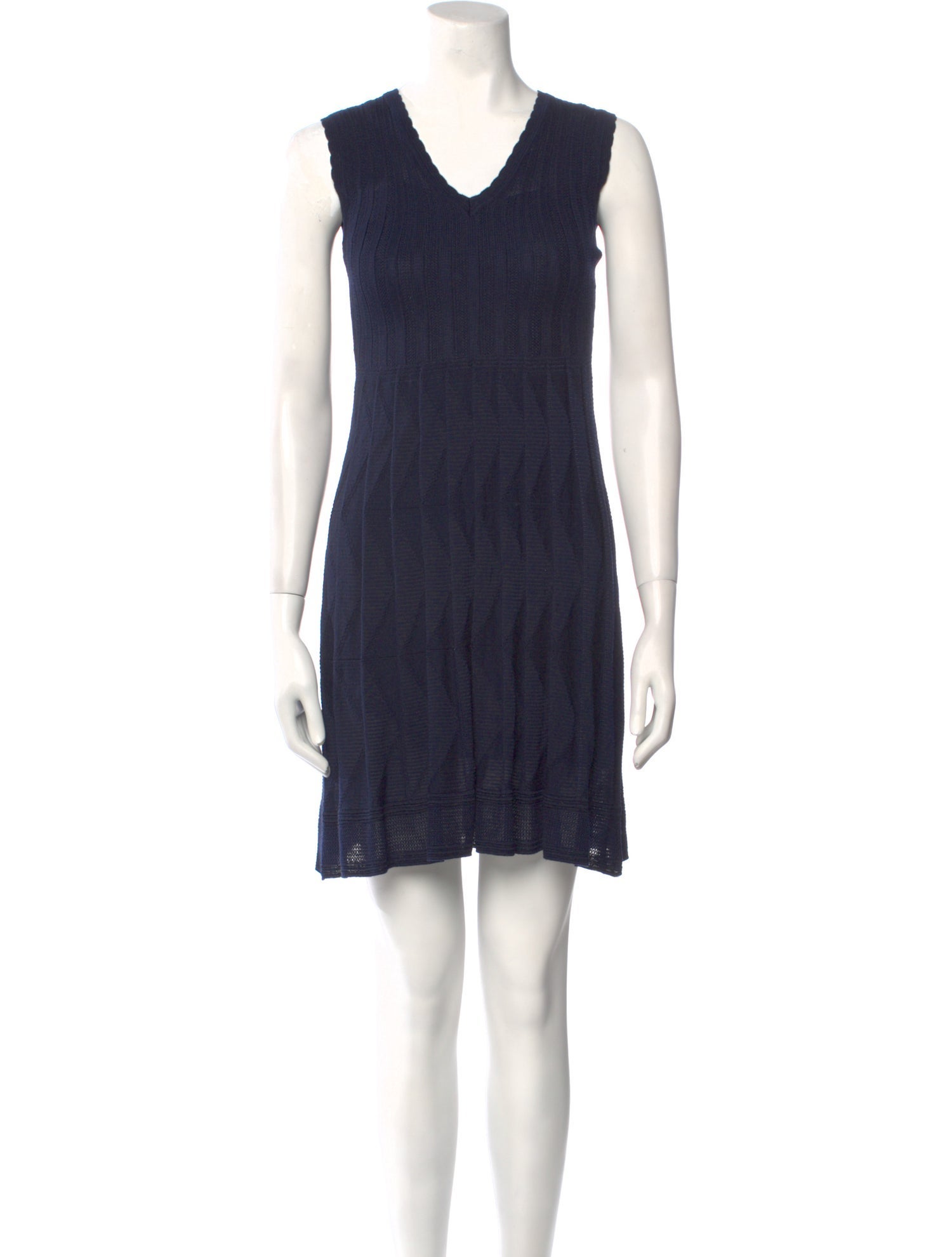 M Missoni V-Neck Mini Dress