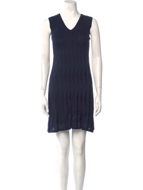 M Missoni V-Neck Mini Dress
