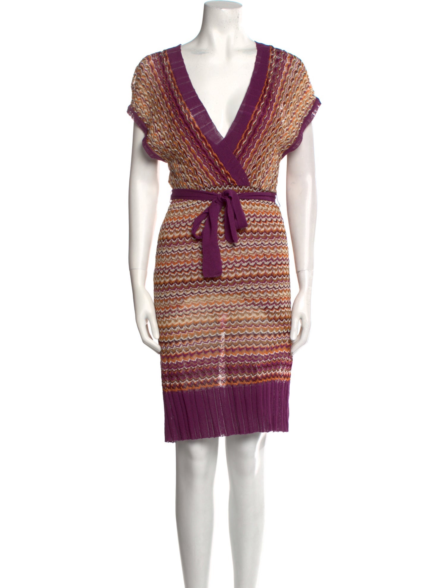 M Missoni Striped Mini Dress
